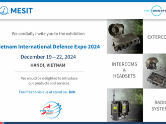 Poslední výstavou letošního roku bude Vietnam Defence Expo