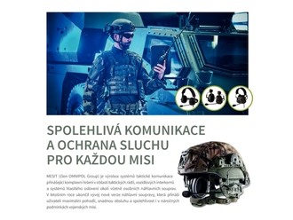 Náhlavní souprava M20 je ideálním spojencem pro taktické operace