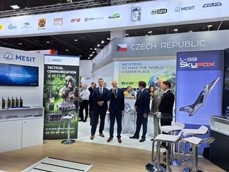 MESIT showed tactical communication systems at tri-service fair IDEX in Abu Dhabi, UAE