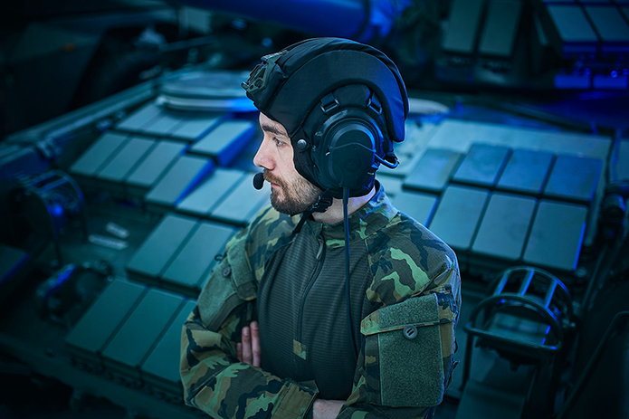 M10 Personal Headset for vehicle crew members