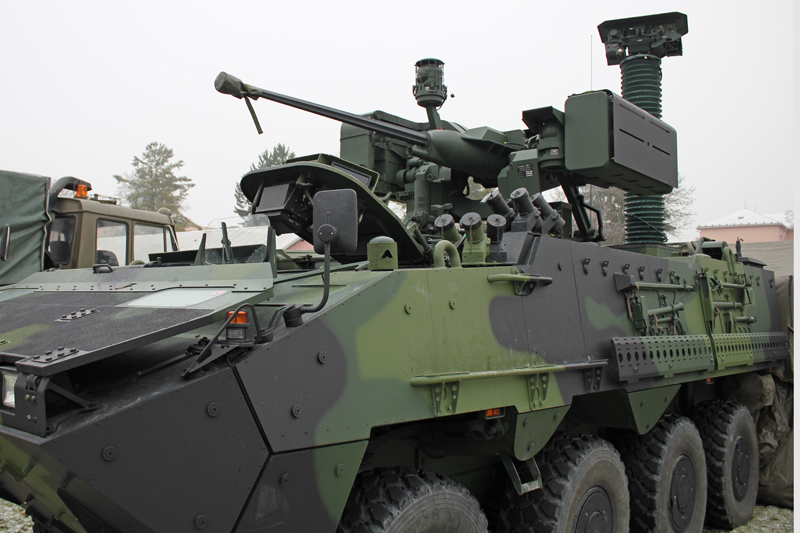VICM 100 Digital Communication System in the PANDUR II vehicle