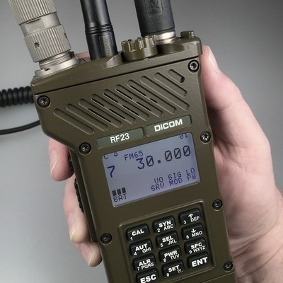 Handheld (RF23, RF20) and manpack (RF2305) transceivers 